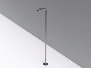 Напольная дозирующая насадка из нержавеющей стали для умывальника