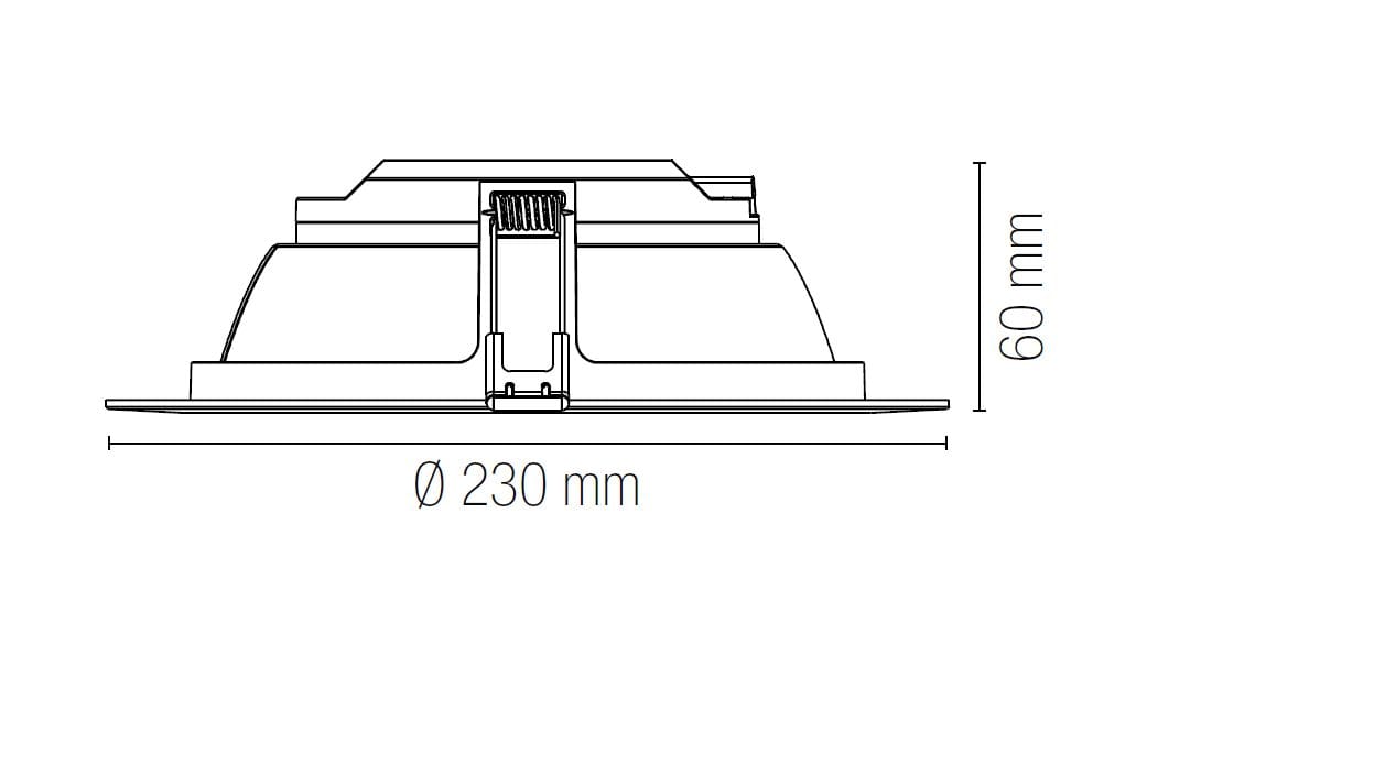 Поликарбонат Dimmable Downlight Fan Europe Lighting HORUS ARCH-00051435 - Вид №5