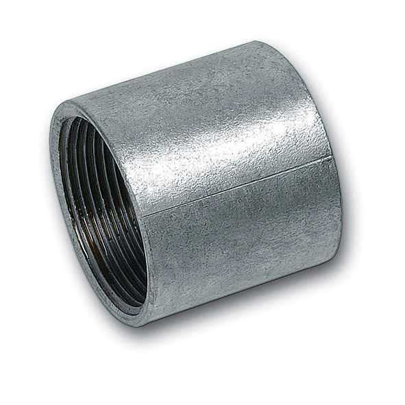 116114V SANHA 16 муфта, ковкий чугун, оцинкованная 11/4 мм  - Вид №1