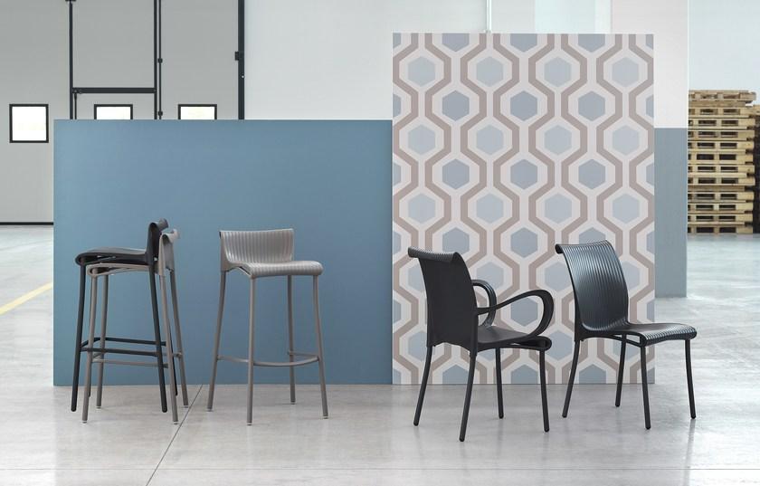 Nardi Штабелируемый садовый стул в современном стиле с подлокотниками sun-id-1346550 - Вид №1