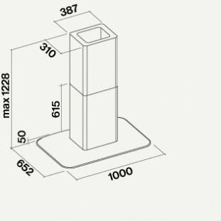 Falmec Настенная вытяжка из металла с активированным углем Silence - nrs sun-id-1452000 - Вид №3