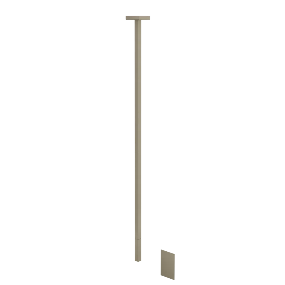 Электронный миксер 20024 149 Gessi Rettangolo МАТОВЫЙ НИКЕЛЬ FINOX 20024149