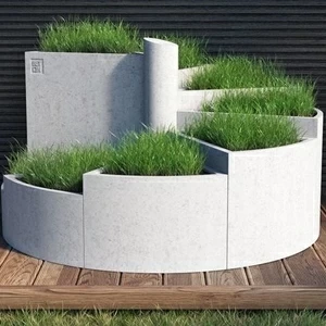 BetOn Каскад №1 цветочный бетонный