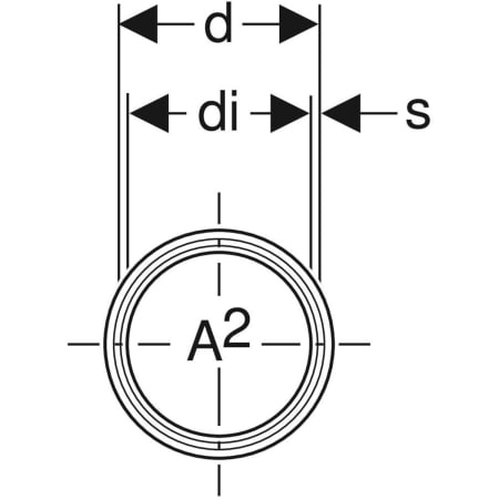 390.100.14.1 Труба Geberit Silent-PP с раструбной муфтой Geberit  - Вид №3