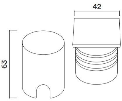 HER Светодиодная лестница из опалового стекла для улицы  Ex003  - Вид №2