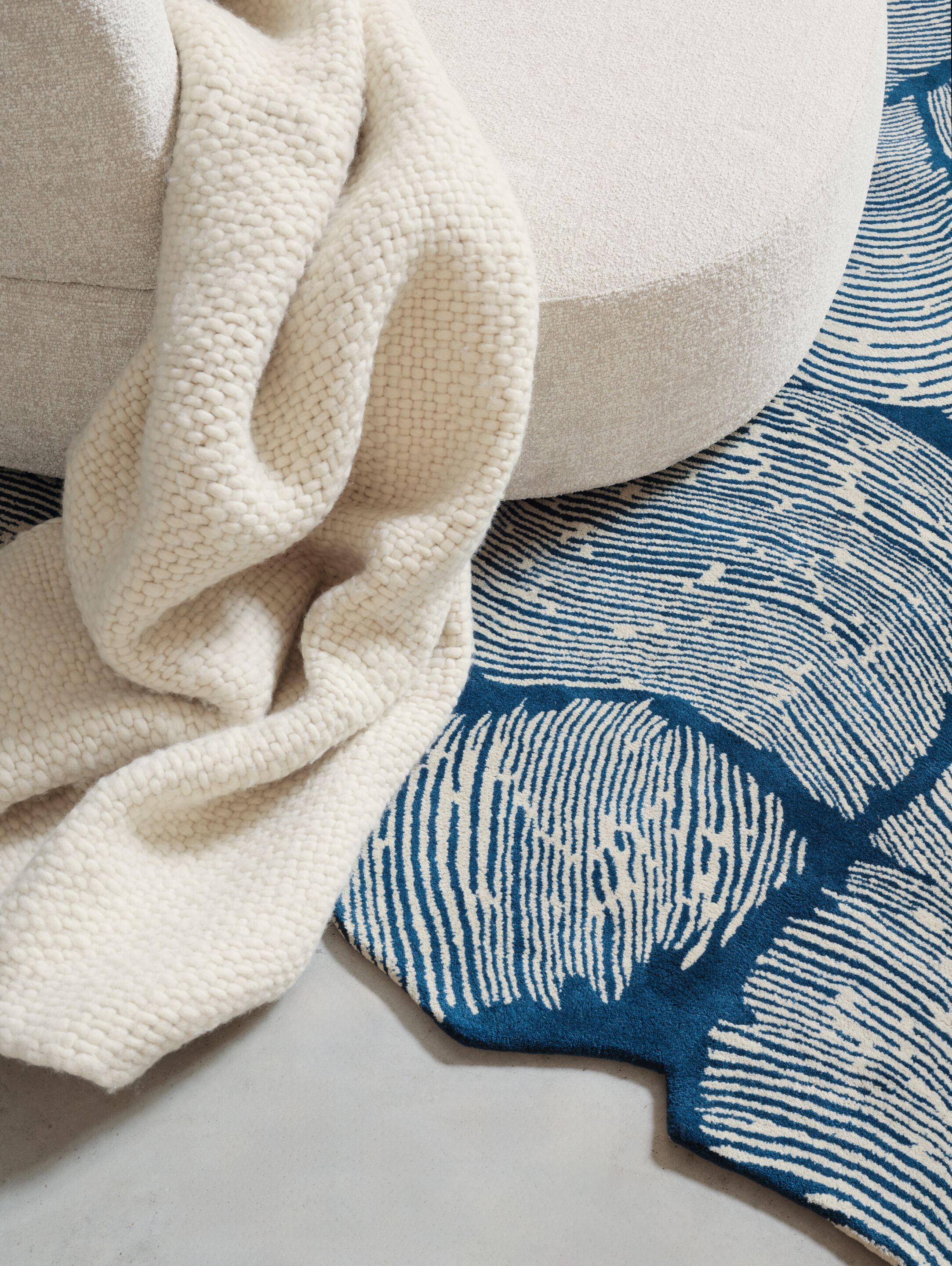 Шерстяной ковер ручной работы Mohebban океан ARCH-00081889 - Вид №6