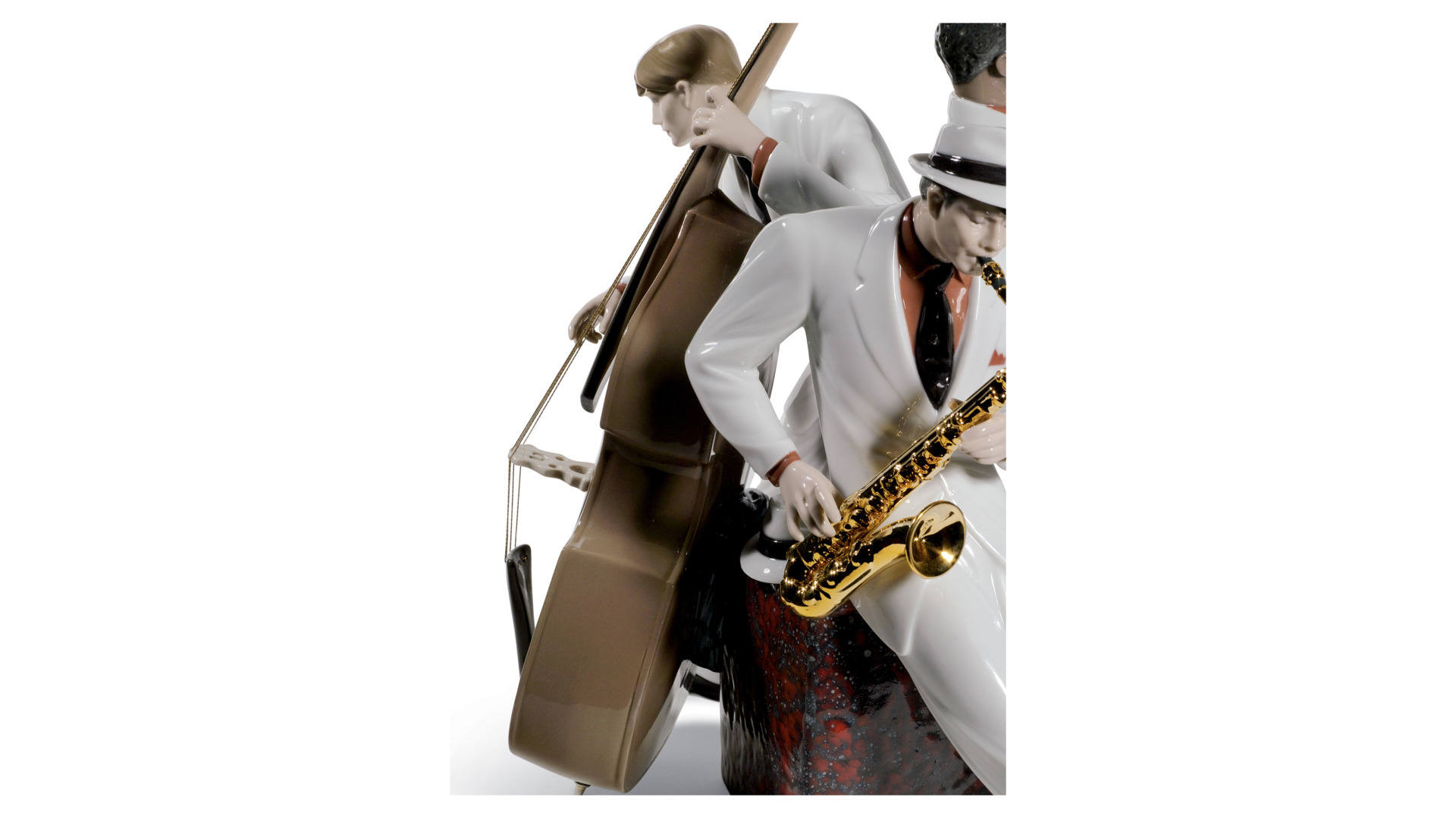 10669102 LLADRO Фигурка Lladro "Джазовое трио" 30х35см Фарфор Lladró  - Вид №1