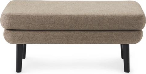603546 Sum Pouf Большой черный алюминий Main Line Flax Normann Copenhagen  - Вид №1