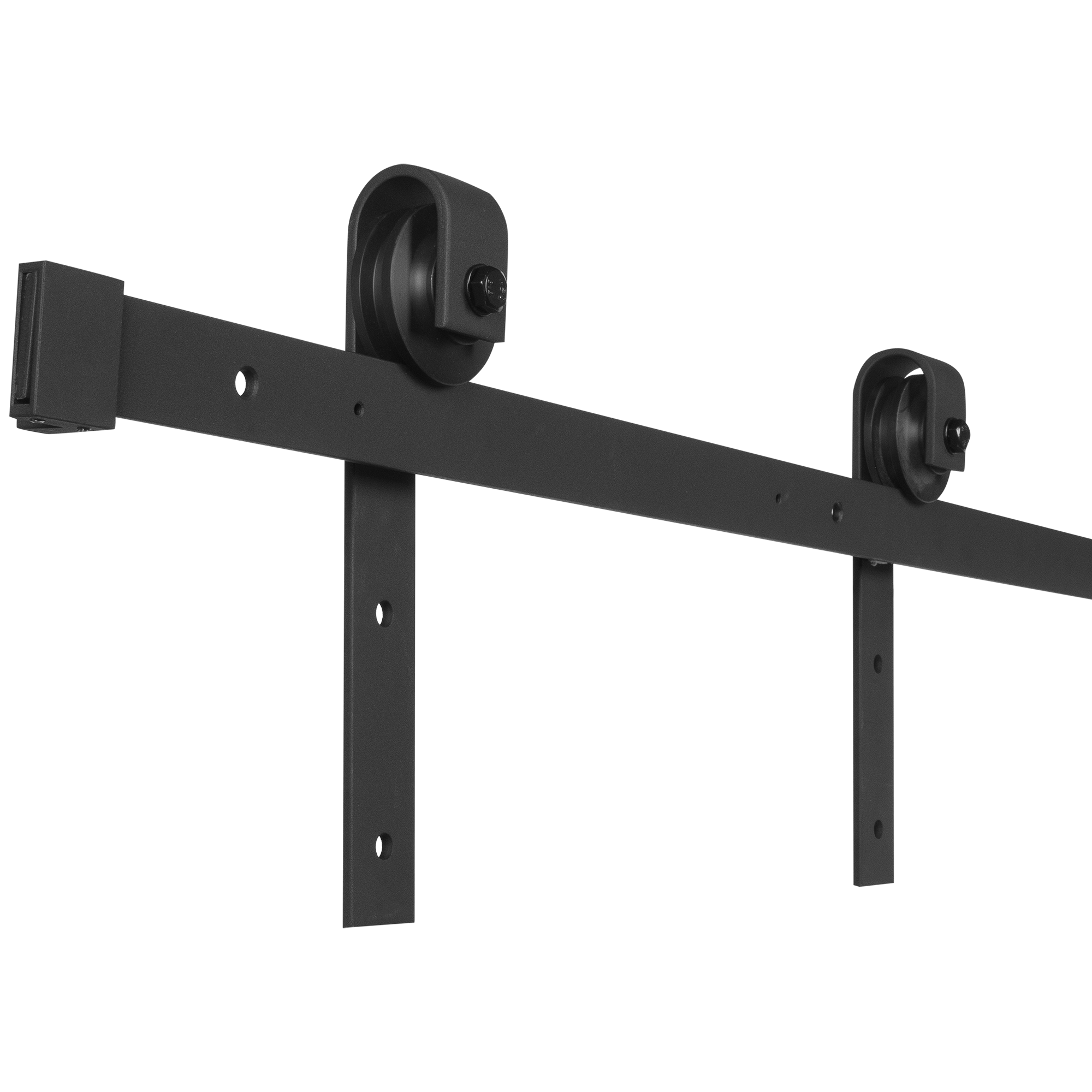 82009407 Система для раздвижных дверей «Лофт», 2000 мм, сталь, цвет чёрный STLM-0017183 VALCOMP  - Вид №1