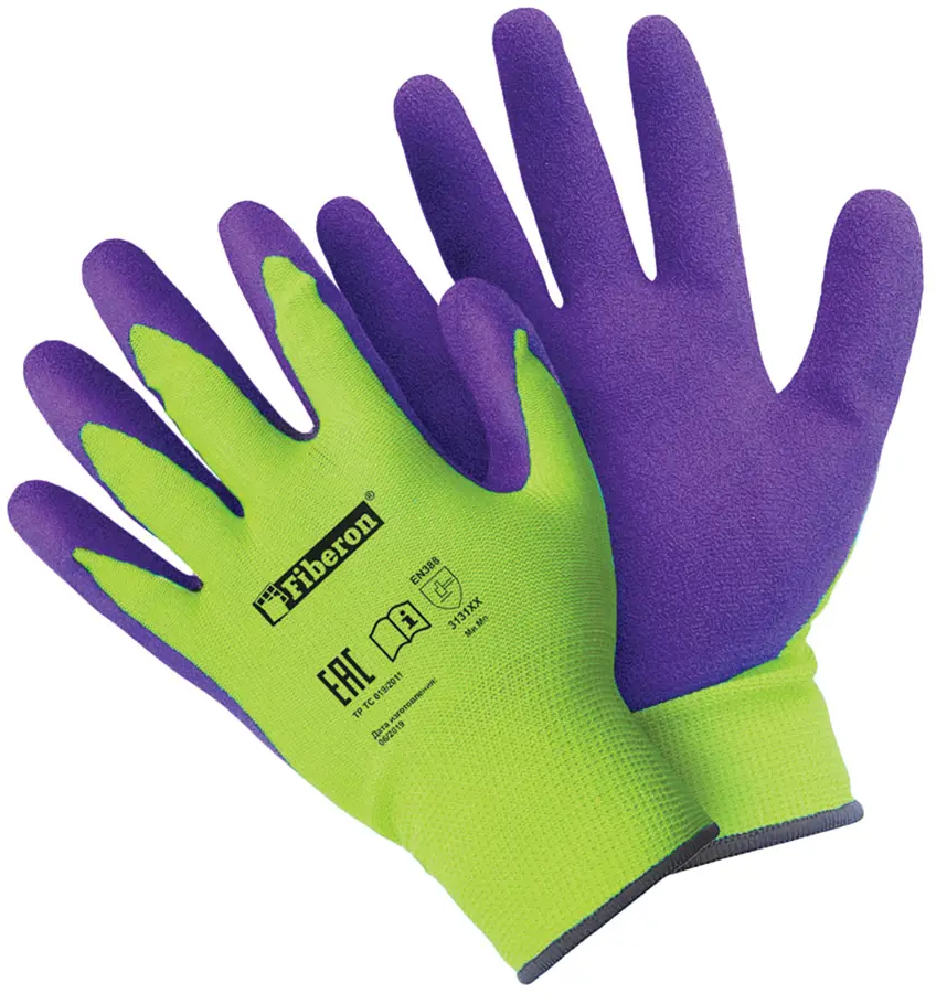 Fiberon Sandy Latex - профессиональные перчатки для работы со стеклообоями 86793242