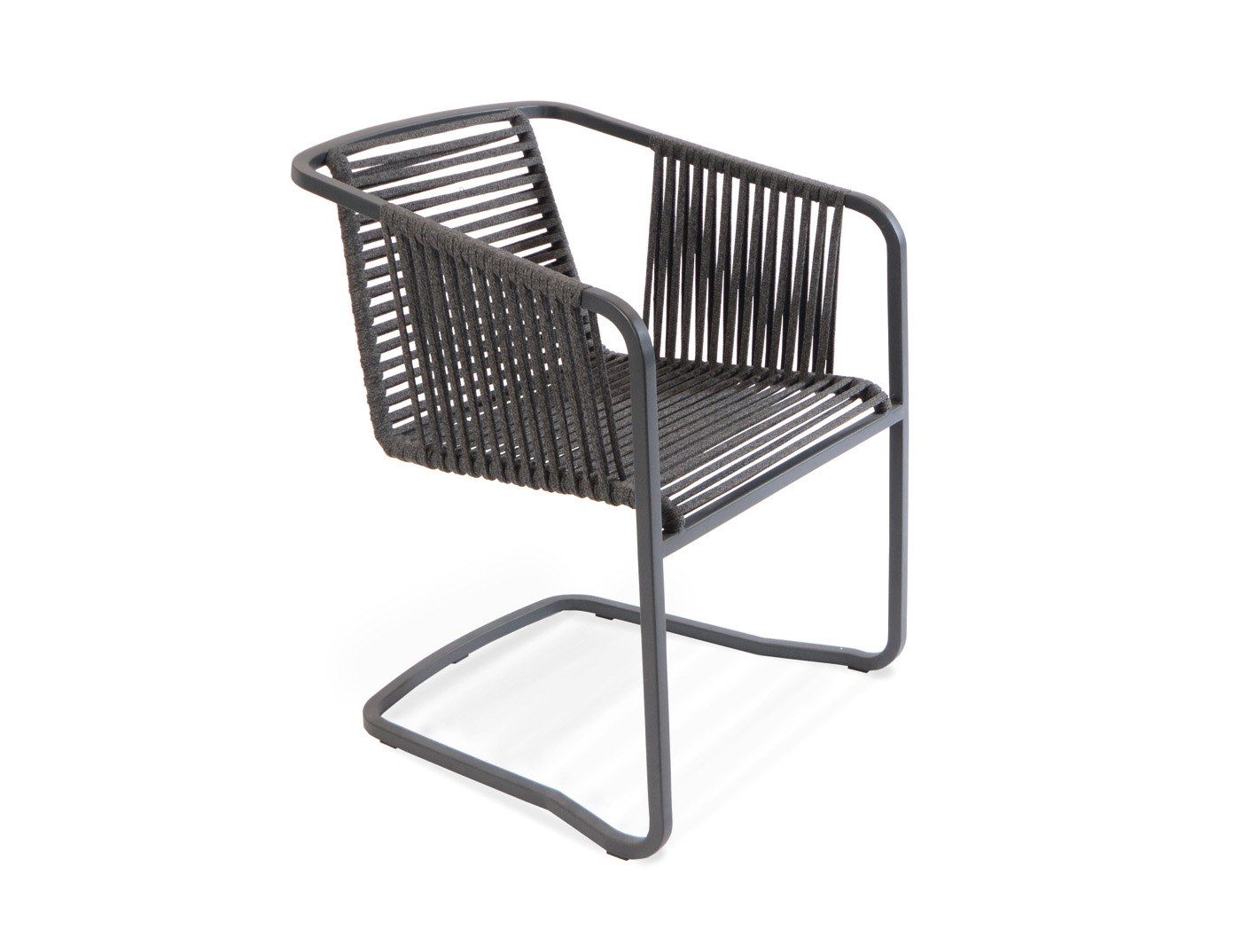 Веревочный консольный садовый стул с подлокотниками FISCHER MÖBEL Люкс ARCH-00095325 - Вид №1