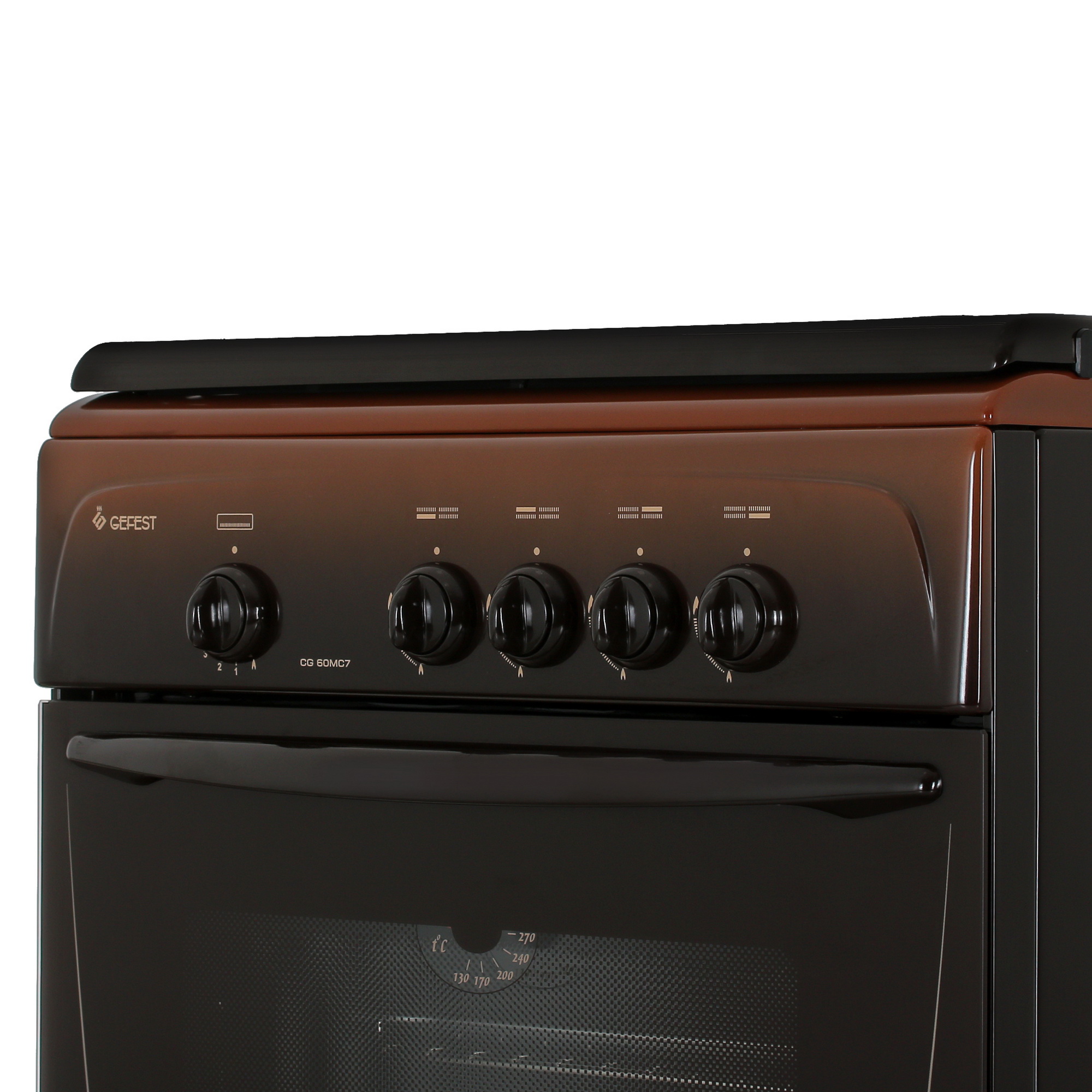 9082349 Газовая плита Gefest CG 60М C7 К83 коричневый STDN-0059024 - Вид №3