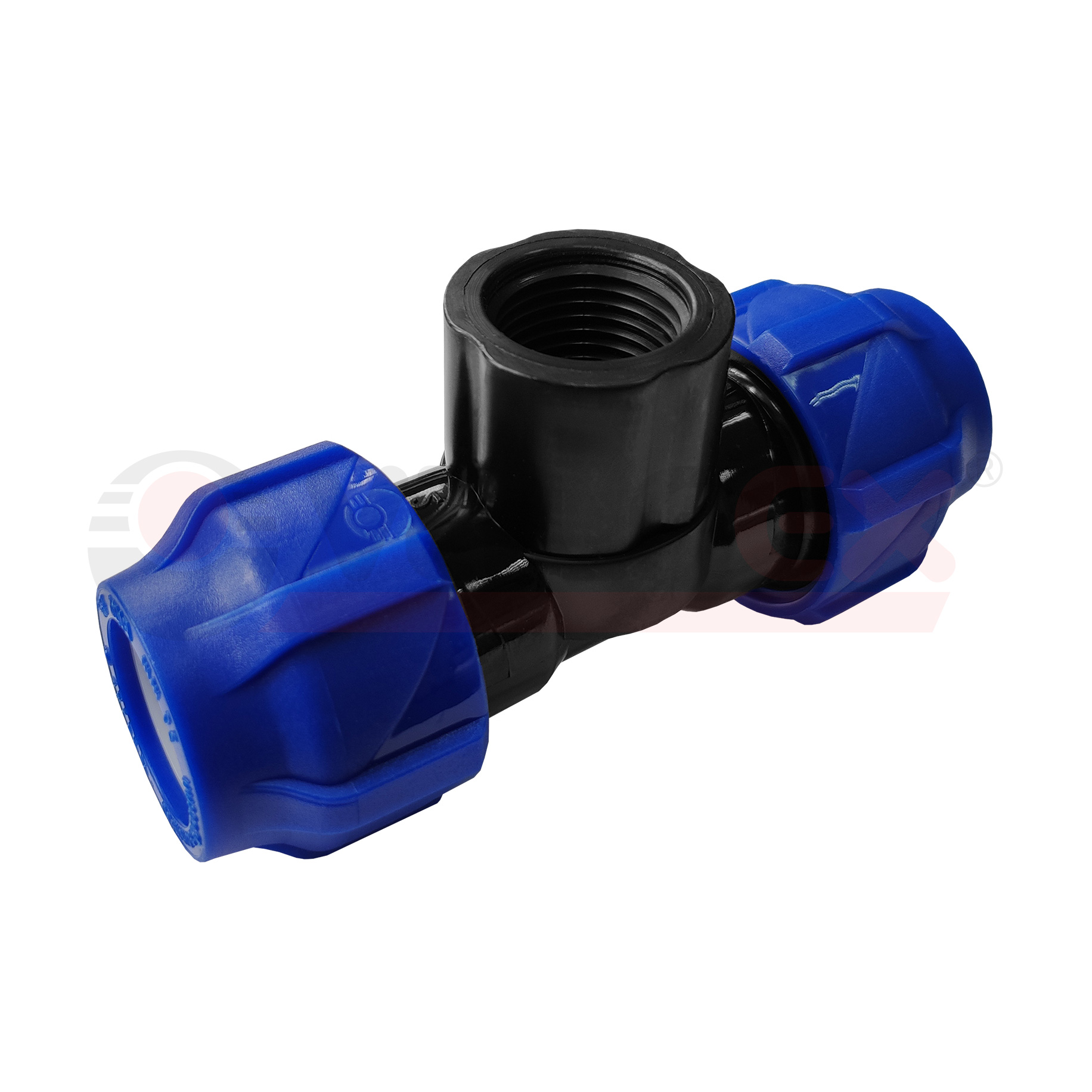 1210012001220 Valfex Тройник компрессионный переходной с внутренней резьбой 