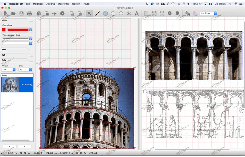 INTERSTUDIO Архитектурная фотограмметрия, площади и картография sun-id-1355373