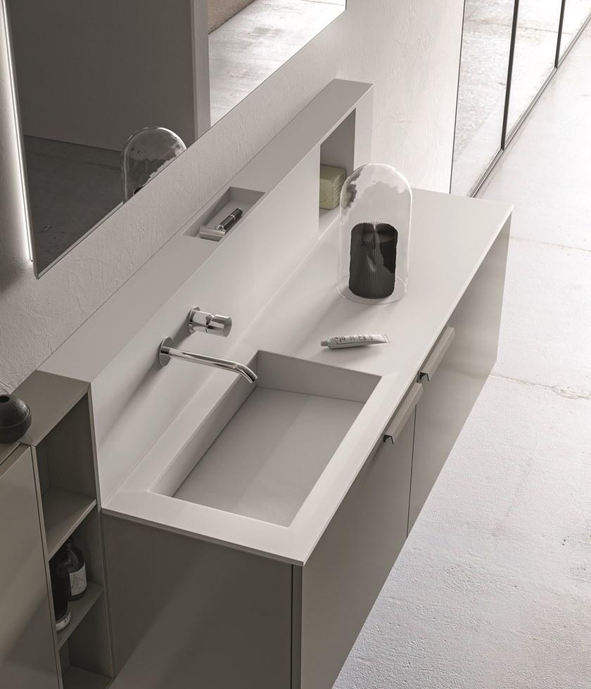 Cerasa Подвесной туалетный столик с зеркалом Cartabianca sun-id-1461304 - Вид №1