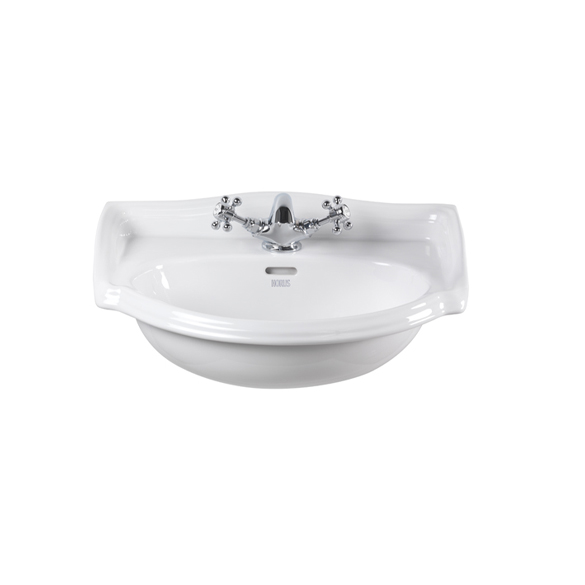 73602 Подвесная раковина настенная прямоугольная Horus  белая 