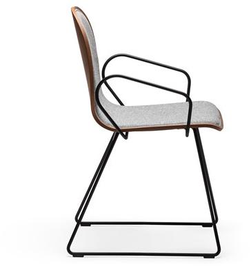 CHAIRS & MORE Стул на санках с подлокотниками Gotham sun-id-1375338 - Вид №1