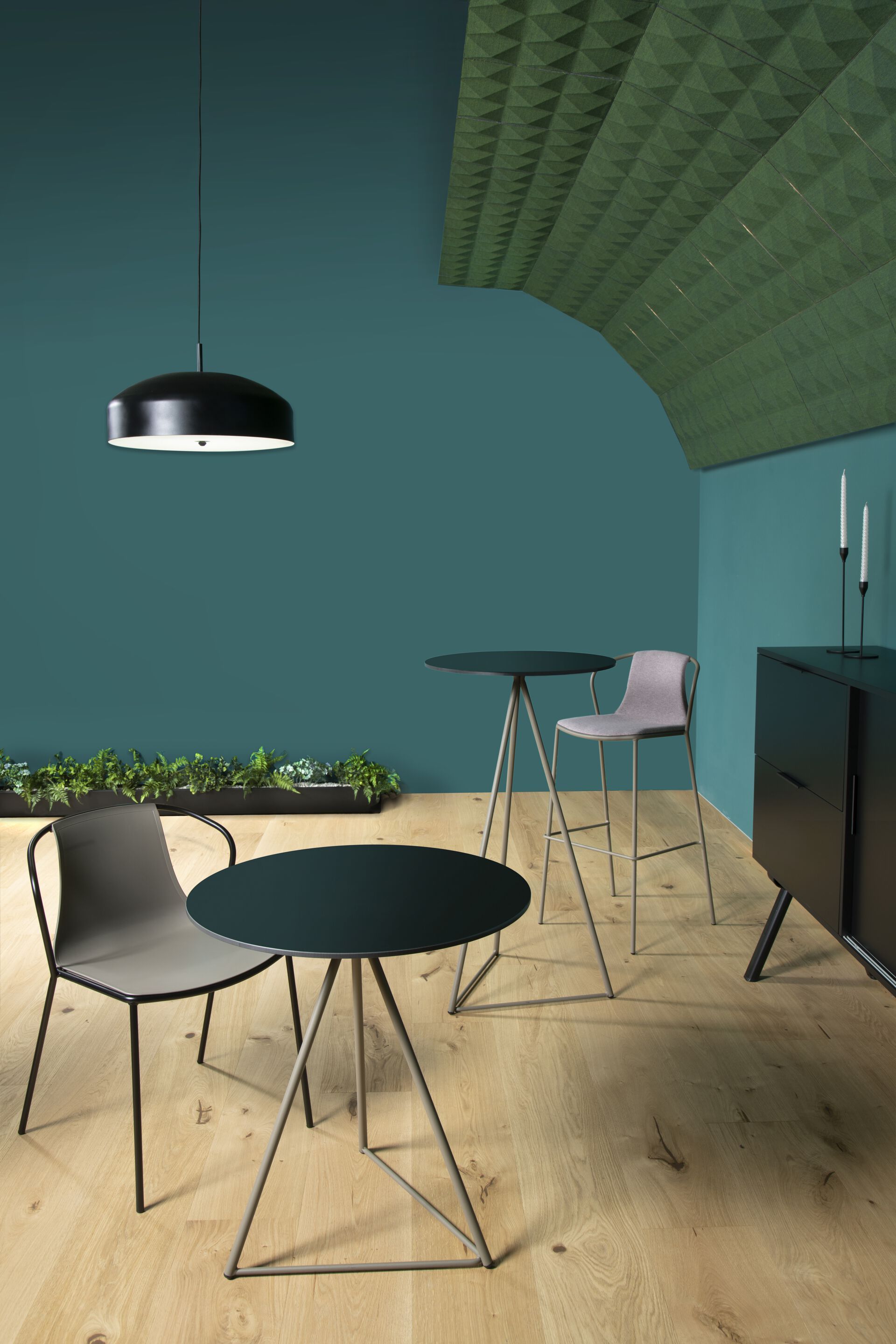 Круглый или квадратный стол из ламината или Compactop® GABER GLITTER ARCH-00097343 - Вид №1