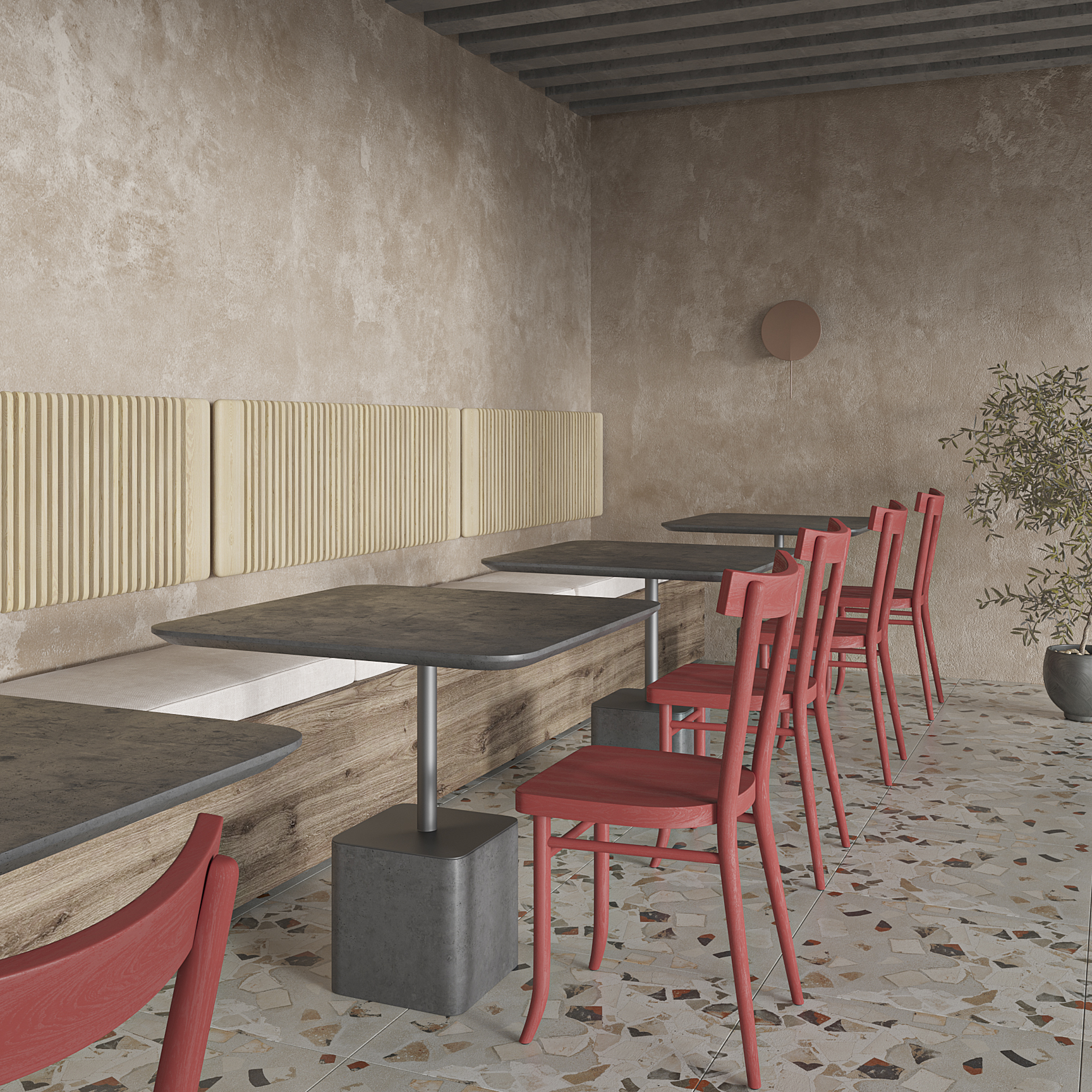 MC-20 Стол для кафе из бетона BET-ON BetOn  - Вид №1