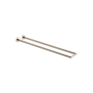 Вешалка для полотенец из двух частей неповоротная - Светлое золото