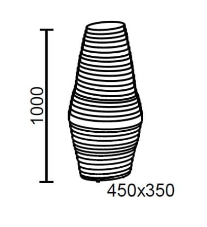 Светодиодная напольная лампа из нержавеющей стали Brillamenti Шмель ARCH-00023174 - Вид №4