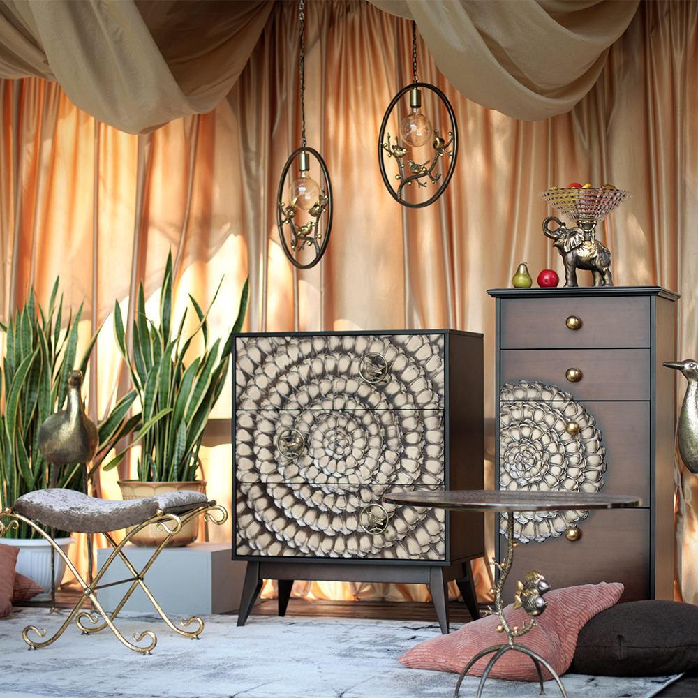 19044 Банкетка Сафари Капучино BOGACHO 4627163961724 - Вид №5