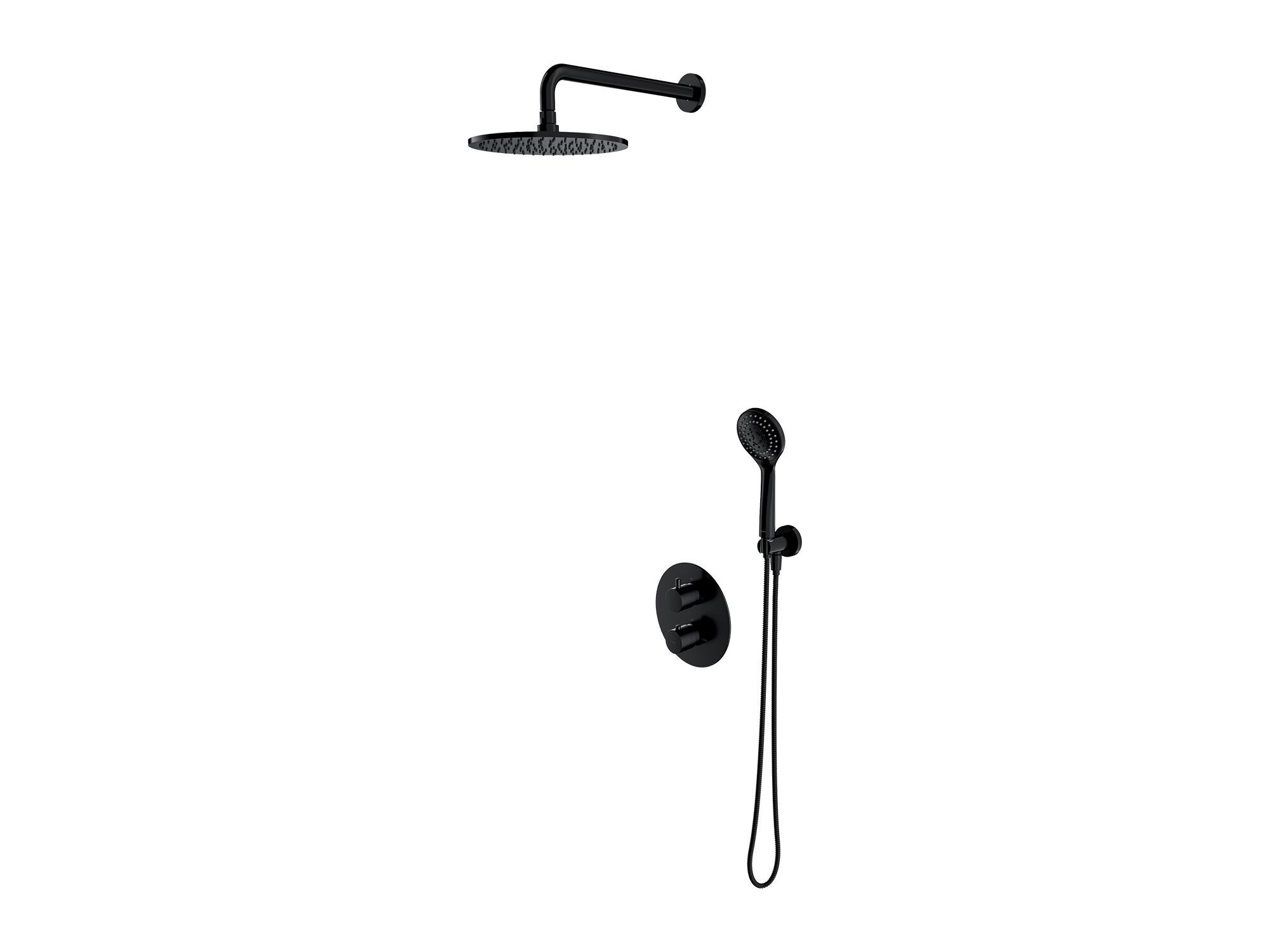 Термостатический набор для душа с ручным душем и душем OMNIRES Y SYSYT05 ARCH-00052738