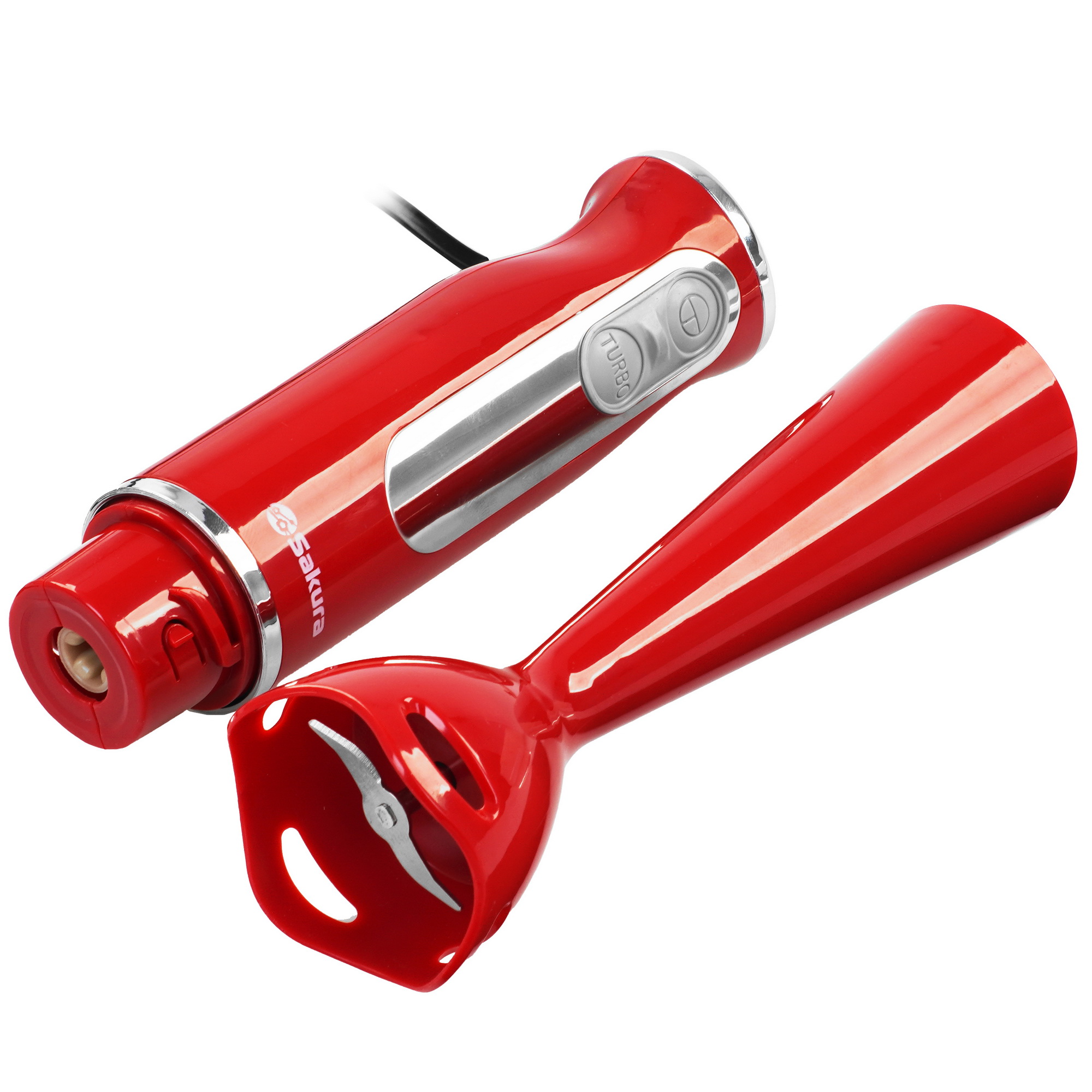 9195732 Блендер погружной Sakura SA-6248R красный STDN-0083383 - Вид №6