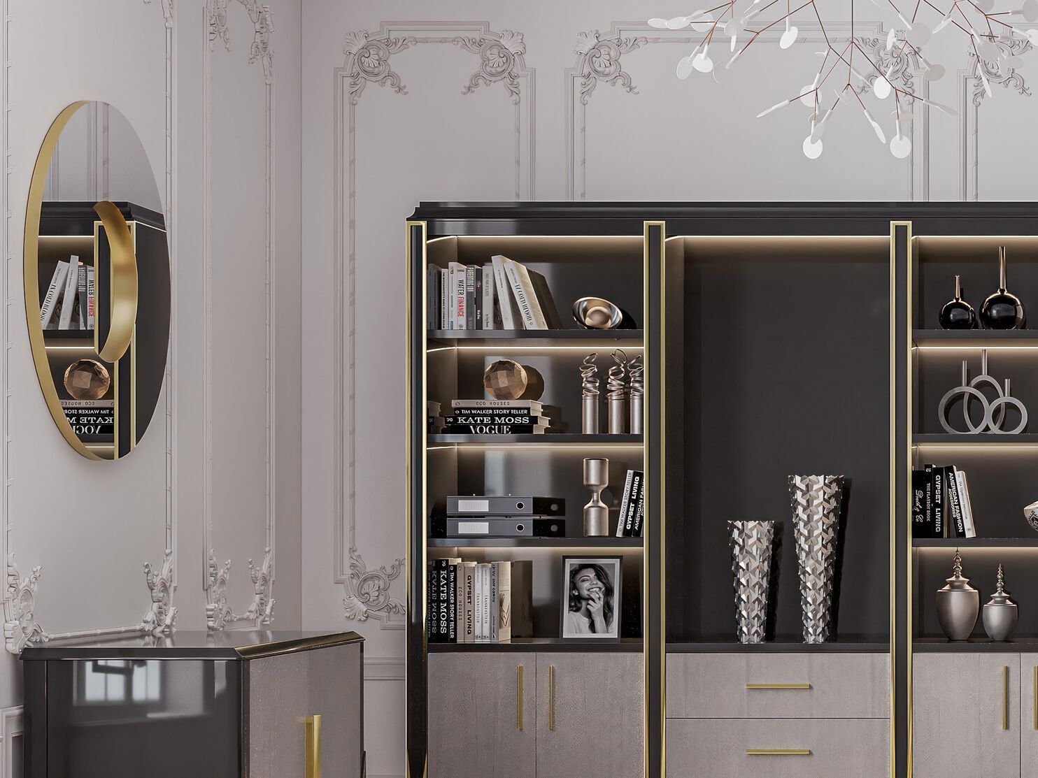 Настенное круглое зеркало GUERRA VANNI Studio Privè ARCH-00037657 - Вид №1