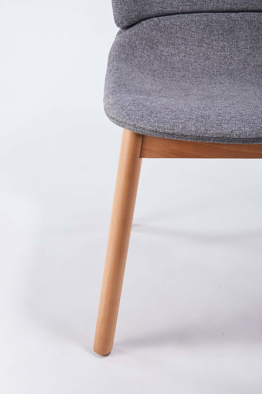 Grado Design Стул из ткани и ножки из бука Hug sun-id-1417973 - Вид №3