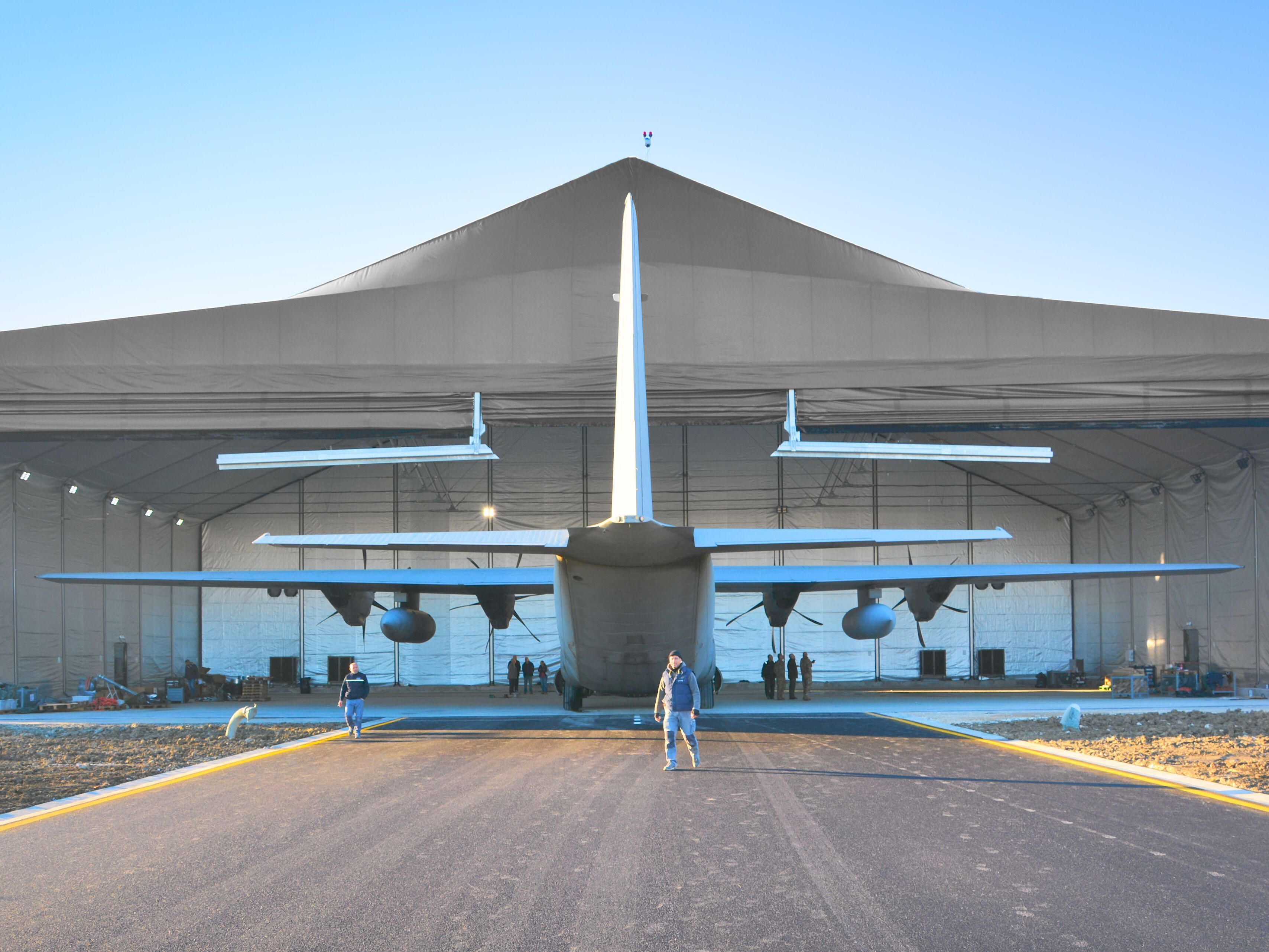 Высокопрочная металлическая кровля Cover Technology HANGAR ARCH-00005796 - Вид №1