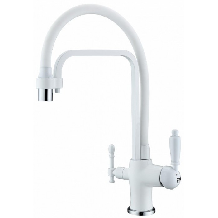 Zorg ZR 342-8 YF White Смеситель для кухни Zorg 435х225 мм  - Вид №1