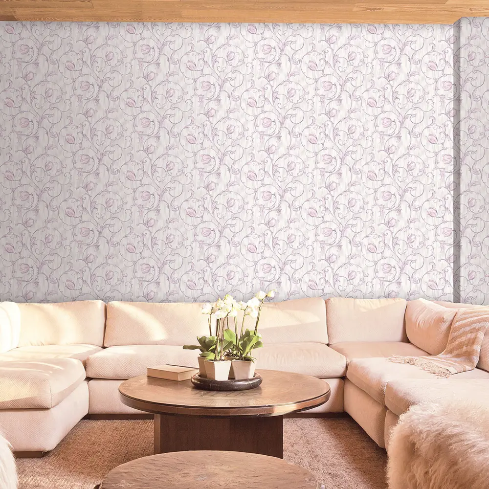 Обои бумажные 0.53х10 м цветы цвет серый ER 1856-7 Erismann STLM-2164826 - Вид №2