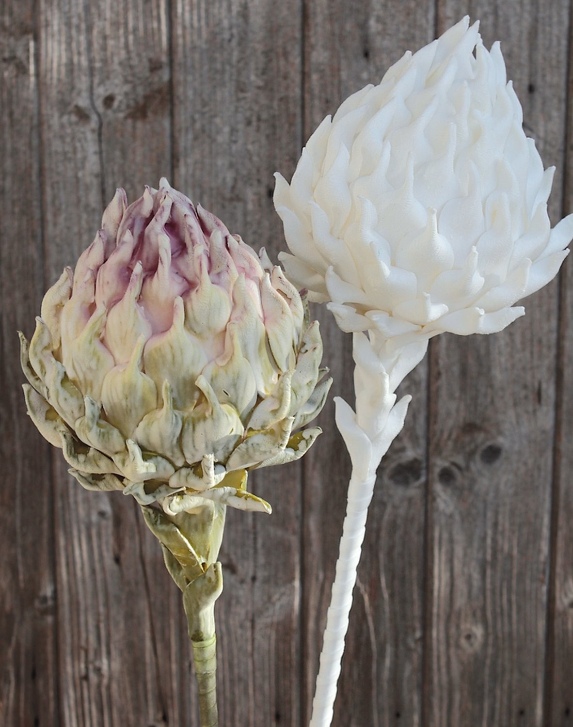 7984 700 a3 Искусственный протея мягкий цветок, 88 см, чисто-белый H-andreas 