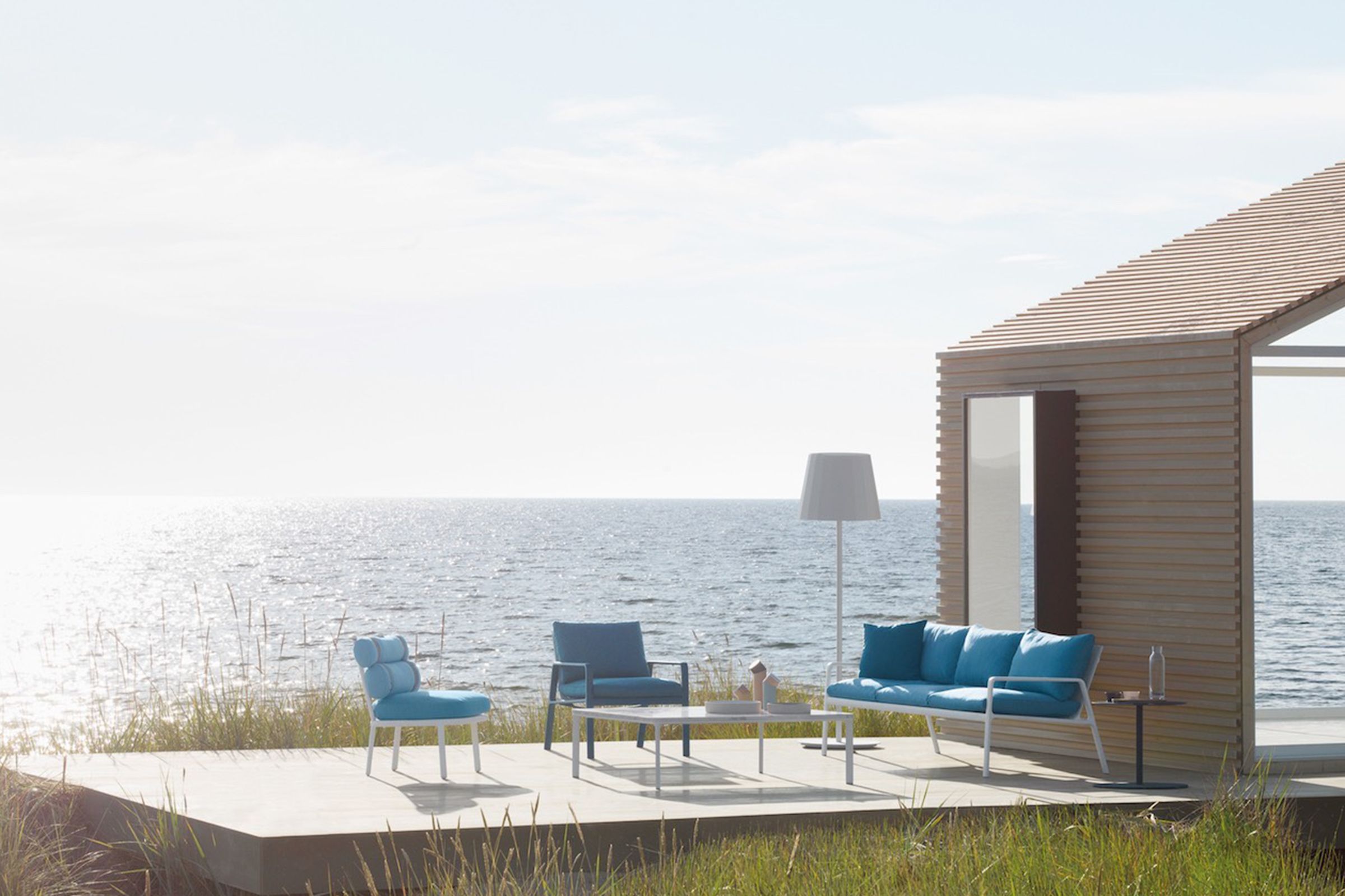 Каменный квадратный низкий журнальный столик Kettal Park Life ARCH-00111511 - Вид №4