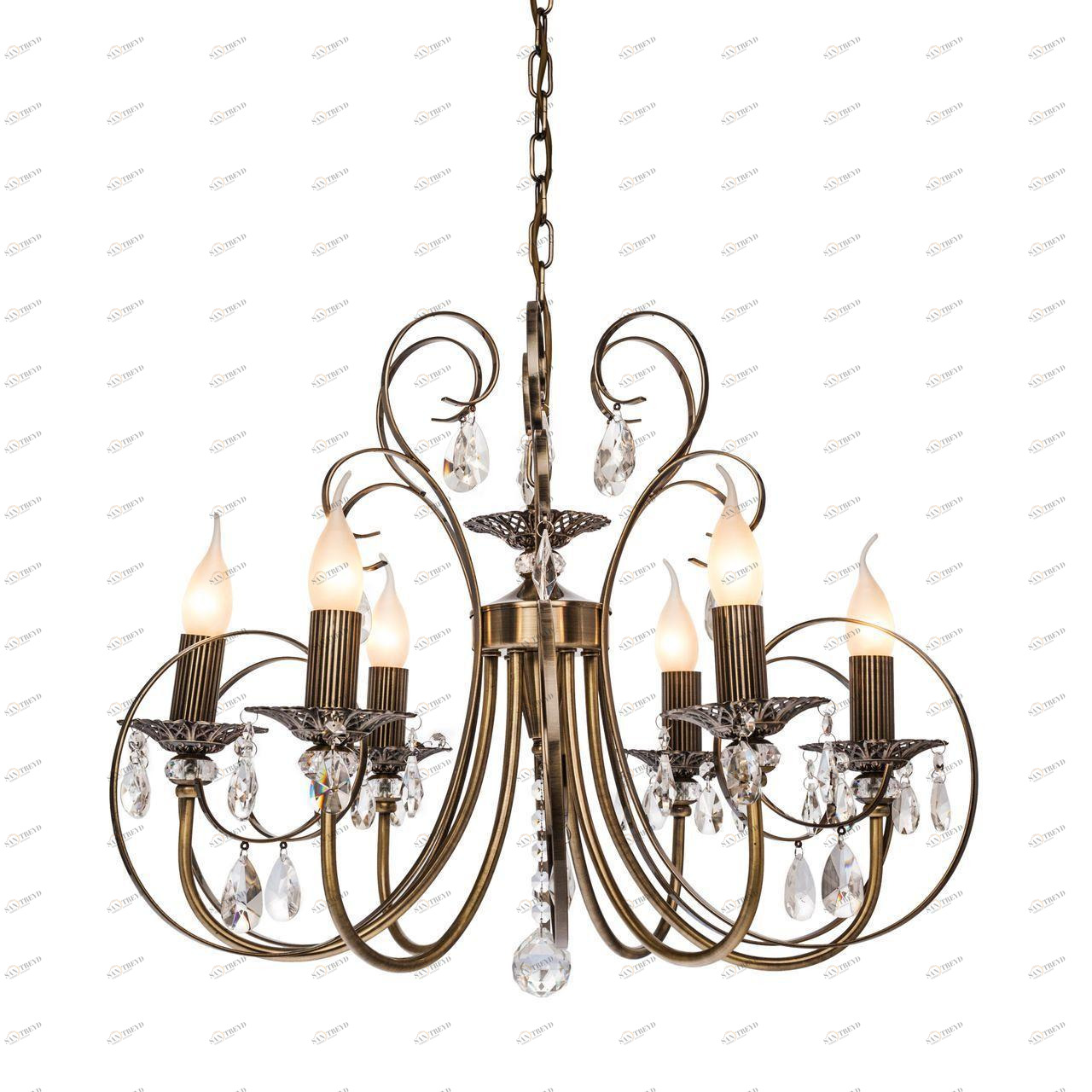Подвесная люстра Silver Light Vienna 155.53.6 SILVER LIGHT ДИЗАЙНЕРСКИЕ, VIENNA BRONZE 186021 Бронза 