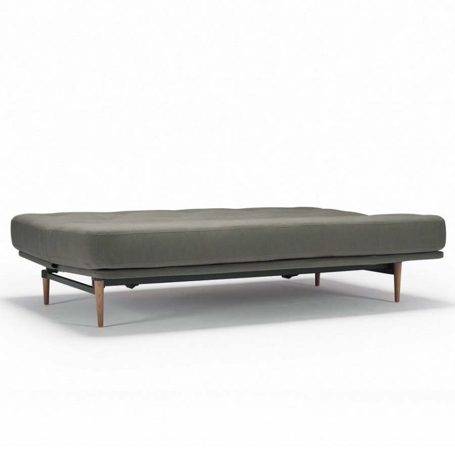 Диван Colpus с матрасом Comfort Spring Button и ножками их светлого дерева, серо-коричневый Innovation Living COLPUS578 - Вид №4