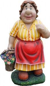 10685 БАБУШКА-САДОВНИЦА, скульптура из бетона LAB.Space  - Вид №1