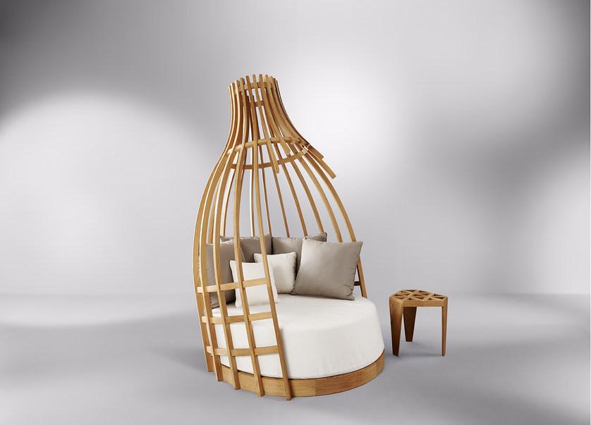 MOBIKA GARDEN Садовый диван в форме иглу из тика Bottle sun-id-1482071 - Вид №1