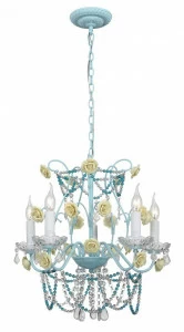 Люстра дизайнерская Forgot голубая SL697.703.05 ST LUCE ДИЗАЙНЕРСКИЕ, ЦВЕТНЫЕ СВЕЧИ 057987 Голубой