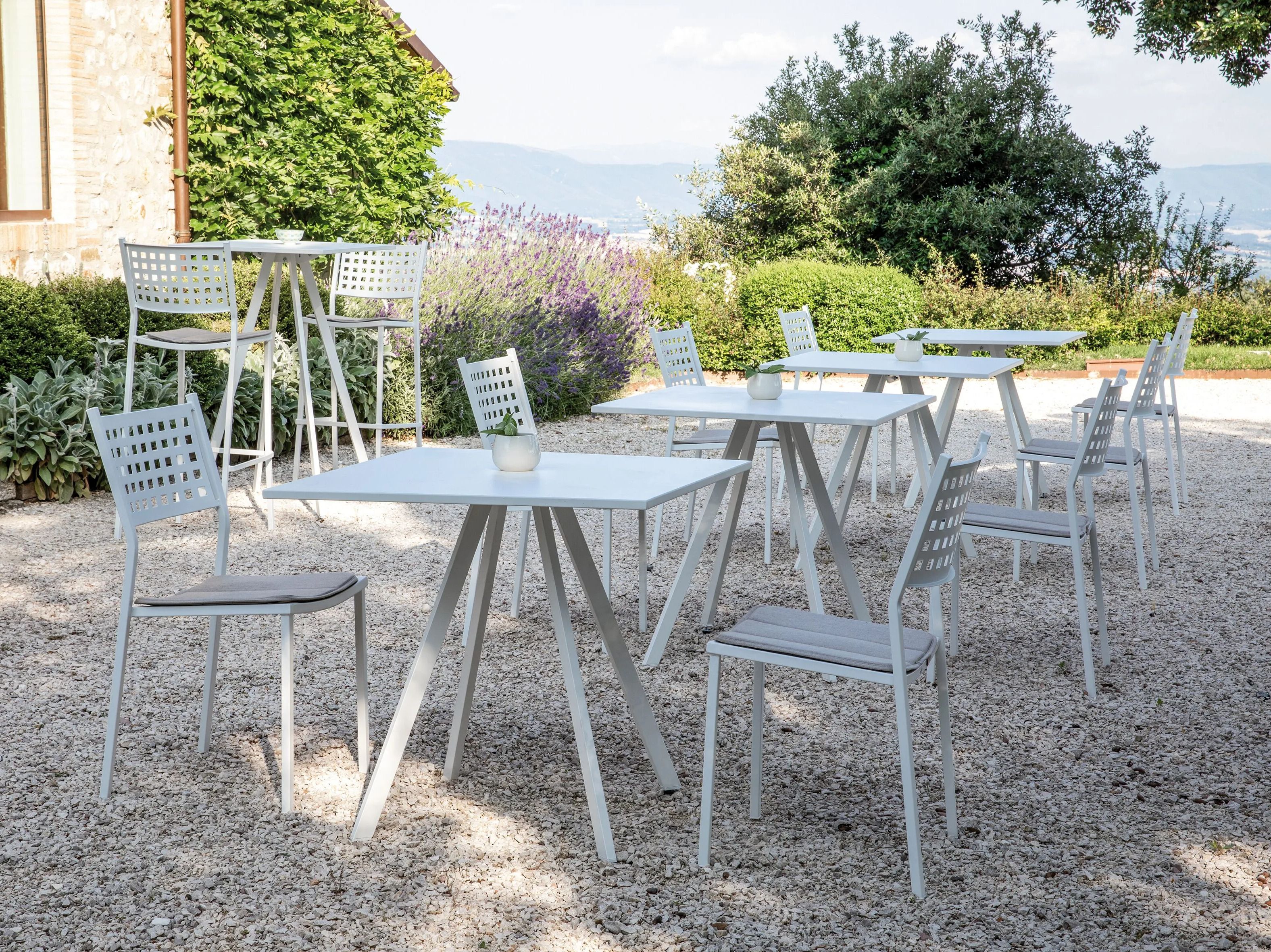 Металлический штабелируемый садовый стул Vermobil ARCH-00044457 - Вид №4