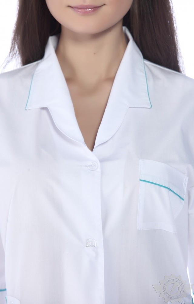 63621 Халат "Оксана"  Медицинская одежда  размер 54/170-176 Спецодежда  - Вид №6