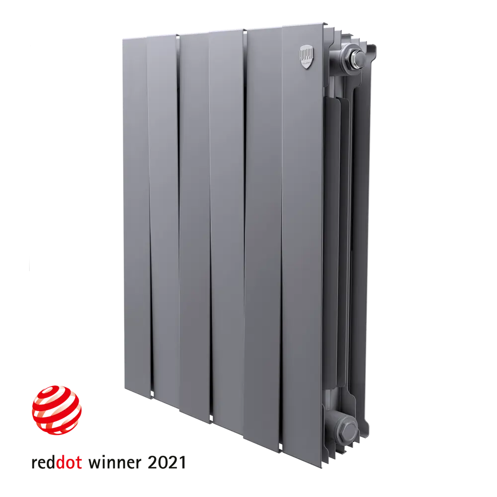 Радиатор секционный Royal Thermo Pianoforte 500/100 6 секций боковое подключение биметалл серый 81979207 STLM-2075304 