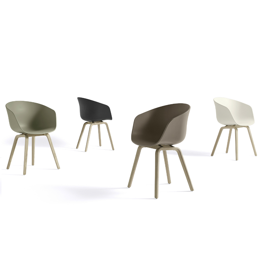 Стул AAC22 мягкий, белый со светлыми ножками Hay 222021120 - Вид №7