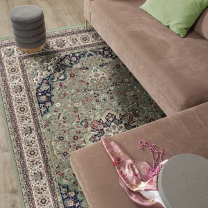 Ковер вискоза Isphahan 77801 Green 160x230 см цвет зеленый 83271520 STLM-2089029