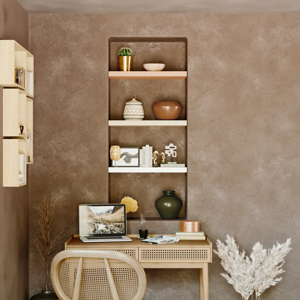 Полка настенная Spaceo Bistro 60x23.5 см МДФ цвет розовый STLM-2192093 - Вид №9