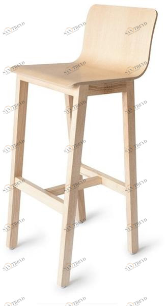 Askia Высокий табурет из ясеня с подставкой для ног Version 3 sun-id-1459255