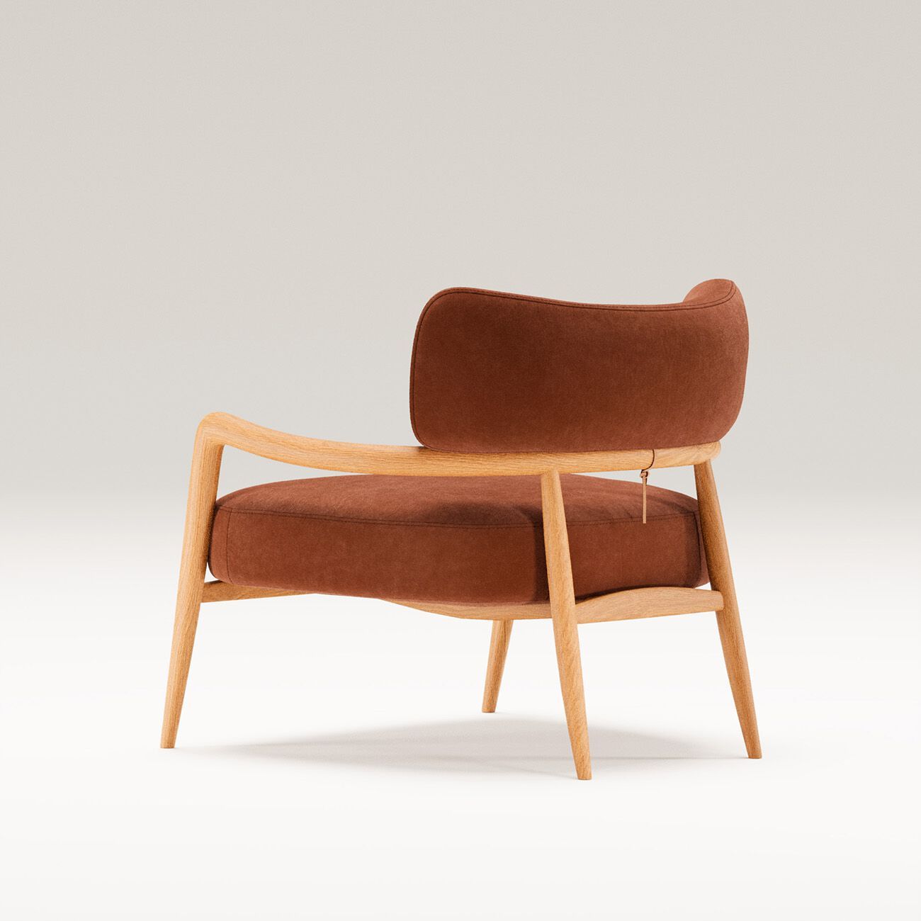 Кожаное кресло с подлокотниками Wewood BOTERO ARCH-00023747 - Вид №7