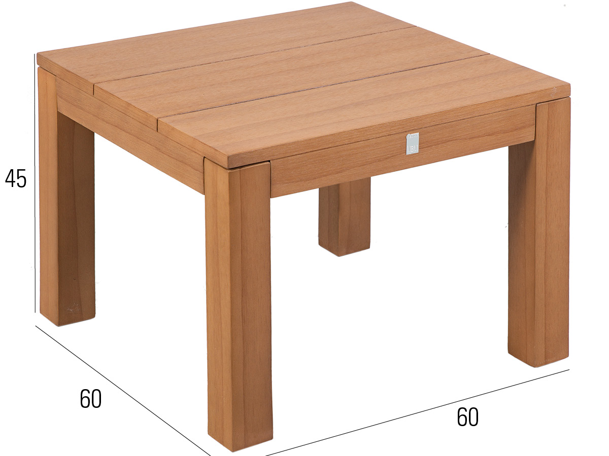 72.00.0702 Журнальный столик La Villa Postleg 60 x 60 борнео Mbm  - Вид №2