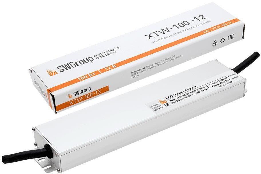 003069 Блок питания 12V 100W IP67 8,3A -100-12 SWG XTW